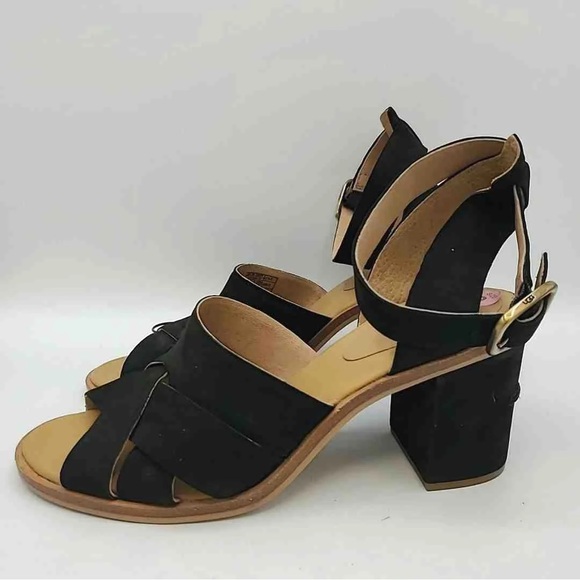 UGG black ankle strap Sandals 9 - Picture 2 of 10